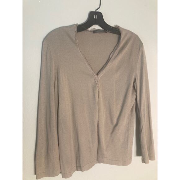 Alberta Ferretti Cashmere & Silk Cardigan Sweater Luxurious & Lovely ~ Sz M - Picture 4 of 10